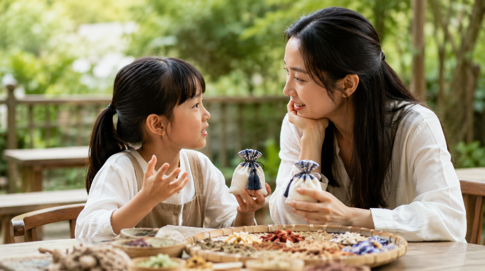草本香愈·觉察修心 | 亲子非遗香包·
